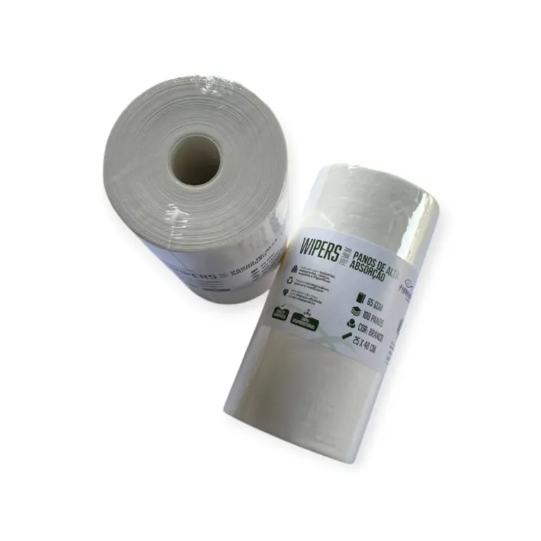 Pano Multiuso Wiper 65gsm Branco 100 Panos 25X40 – REF. 1935