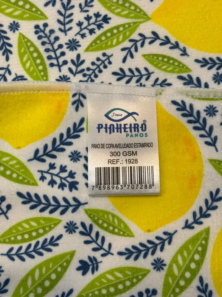 Talha de Copa Aveludada Estampada 50×70 REF 1928